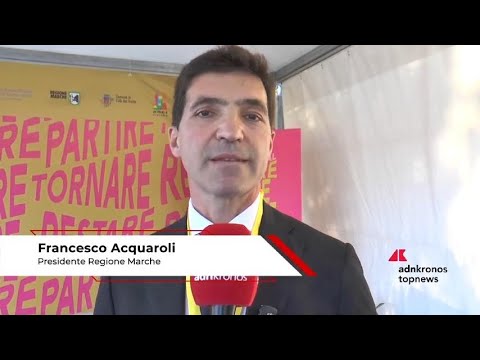 Festival “Restare, Partire, Tornare”, Acquaroli: ‘Ora al centro un territorio colpito duramente dal