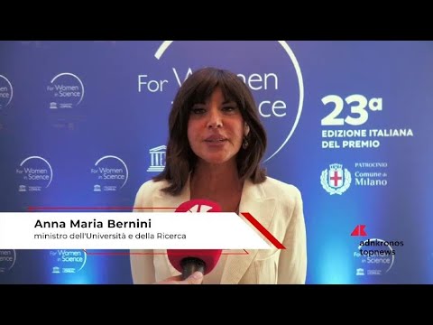 For Women in Science, min. Bernini, ‘sia riconosciuto valore femminile’