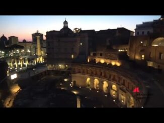 Roma presentata nuova illuminazione artistica dei Mercati Traiano curata da Areti
