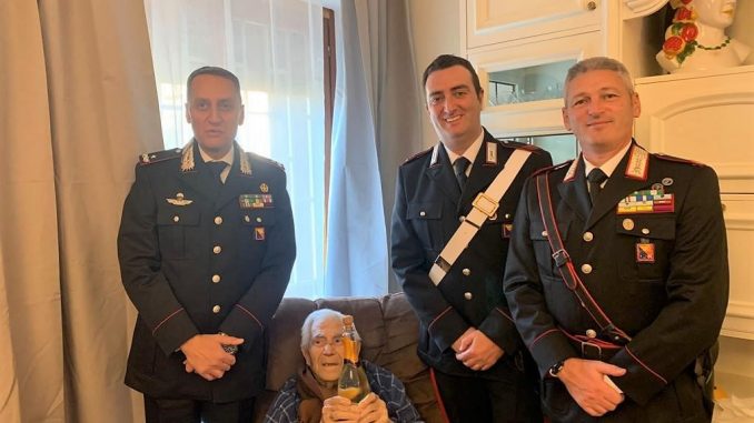 brigadiere palermo compie 101 anni il Vice Brigadiere Antonio Monterosso