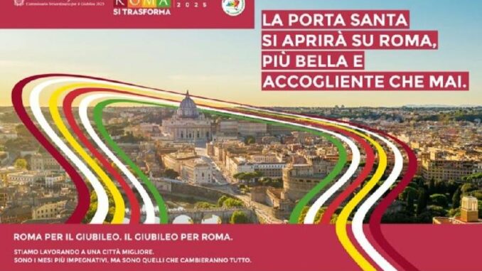 giubileo roma - articolo Dario Caputo per mediapress24 Locandina Giubileo Roma