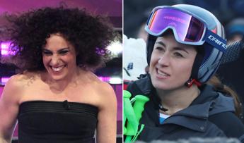 Sanremo 2024, giallo Brignone: niente saluto a Sofia Goggia, sul ‘gobbo’ c’era