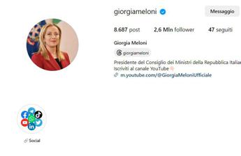 Hackerato l’account Instagram di Giorgia Meloni