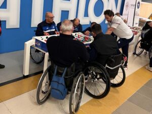 Sport Paralimpico: si sono svolti i Campionati Regionali di calciobalilla 1 Massimo impegno tra i partecipanti