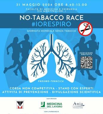 Al via ‘No-tabacco race’, corsa di Università, Policlinico e Cus Tor Vergata