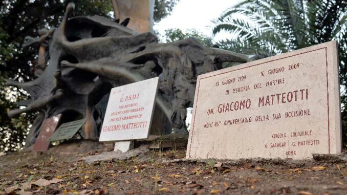 Giacomo Matteotti per mediapress24 IPA_Agency_FGR3659782-1 Il monumento creato dove fu ucciso giacomo matteotti,