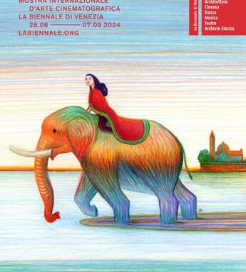 Venezia 81, un elefante in Laguna nell’immagine del manifesto ufficiale