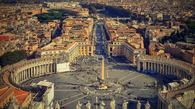 roma articolo giubileo dario caputo-1 veduta aerea città del vaticano roma