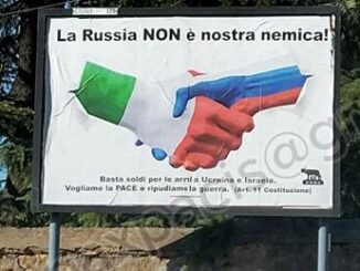 "Russia non è nemica", i cartelloni in Italia diventano un caso per Cnn 2 Russia non e nemica i cartelloni in Italia diventano un caso per Cnn