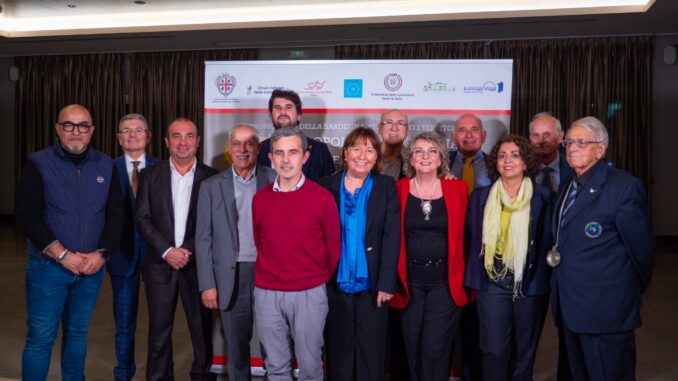 Milano, i relatori del convegno Cagliar, promozione della città metropolitana Milano, i relatori del convegno Cagliar, promozione della città metropolitana