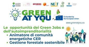 Green at You le opportunità dei green jobs per lo sviluppo aziendale e per l’occupabilità