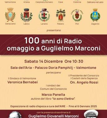 I Castelli della Sapienza rendono omaggio a Guglielmo Marconi con “100 anni di Radio”.