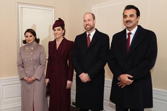Kate Middleton riceve l’emiro del Qatar, il grande ritorno della principessa del Galles