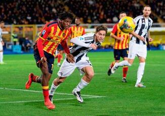 Lecce Juventus 1 1 Rebic riprende i bianconeri nel recupero
