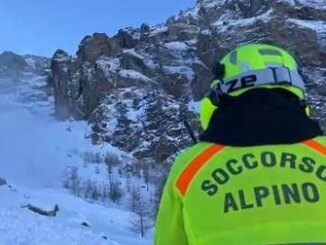 Valanga sulla Marmolada soccorso sciatore