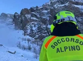 Valanga sulla Marmolada, soccorso sciatore
