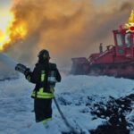 Selargius: Incendio in una discarica di gomme sulla Statale 387, intervento dei Vigili del Fuoco