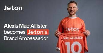 Alexis Mac Allister è il nuovo ambasciatore del marchio Jeton