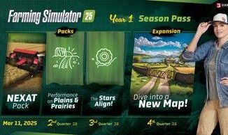 Farming Simulator 25 aggiornamento dei contenuti con macchinari gratuiti Il trailer