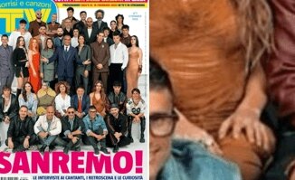 Sanremo 2025 la foto dei cantanti il mistero delle dita in piu di Clara