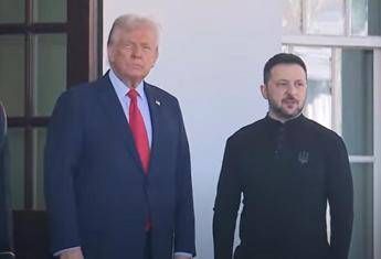 Zelensky alla Casa Bianca accolto da Trump