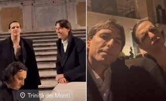 Achille Lauro e Alessandro Onorato il magico duetto a Piazza di Spagna Video