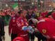 Ferrari festa rossa a Milano. Hamilton Io e Leclerc lotteremo per il Mondiale Video