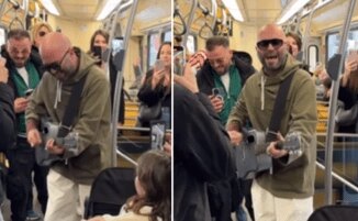 Giuliano Sangiorgi live sul tram a Milano Dove tutto e iniziato