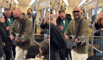 Giuliano Sangiorgi, live sul tram a Milano: “Dove tutto è iniziato”