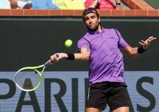 Indian Wells Berrettini Sonego vincono nel doppio. Paolini avanti Arnaldi ko