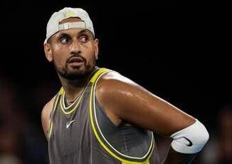 Indian Wells Kyrgios in lacrime infortunio e ritiro Video