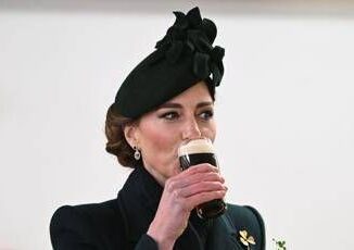 Kate Middleton parata e Guinness nel giorno di San Patrizio