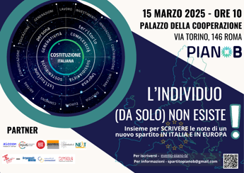 Piano B – L’individuo (da solo) non esiste in Italia e in Europa