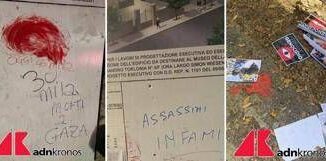 Roma raid vandalici a cantiere museo Shoah consegnato a polizia esposto residenti
