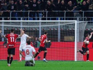 Milan Fiorentina 2 2 pari di Jovic in rimonta