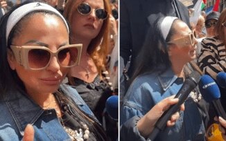 Rita De Crescenzo Sto pensando di fare politica. La tiktoker alla manifestazione del M5s