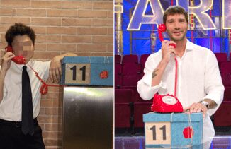 Stefano De Martino il figlio Santiago lo imita e conduce Affari Tuoi lincredibile somiglianza