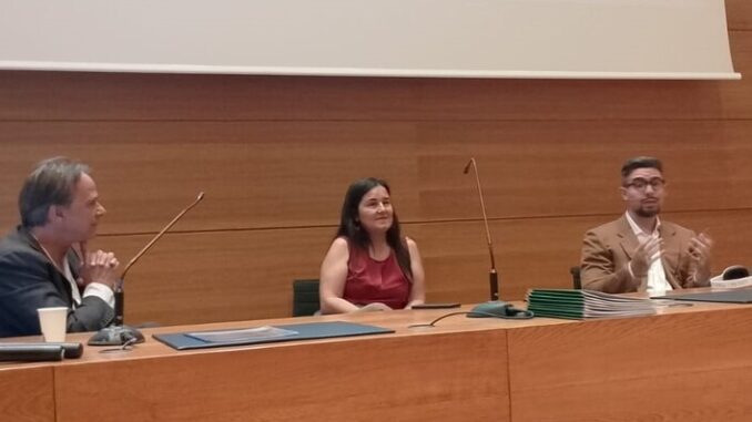 Conferenza stampa Loquis Bruno Pellegrini, Alice Soru e Carlo Usai