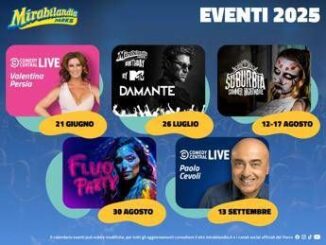 Mirabilandia eventi estate 2025 programmazione per tutti i gusti e le eta
