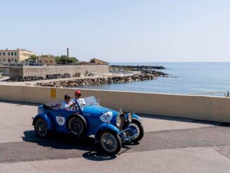 1000 miglia rotta su Parma dopo accademia navale Livorno