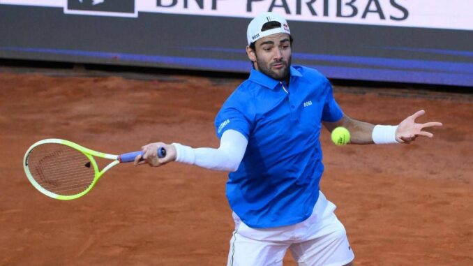 Berrettini, la musica (e l’abbraccio) di Marracash per superare l’infortunio