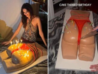 Emily Ratajkowski compie 34 anni la torta e il lato B