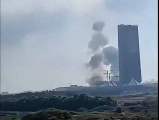 Iran colpisce la sede Mossad a Tel Aviv in fiamme cuore intelligence Israele Video