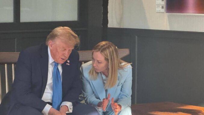 Meloni-Trump, colloquio al G7: focus su Iran, Gaza e dazi