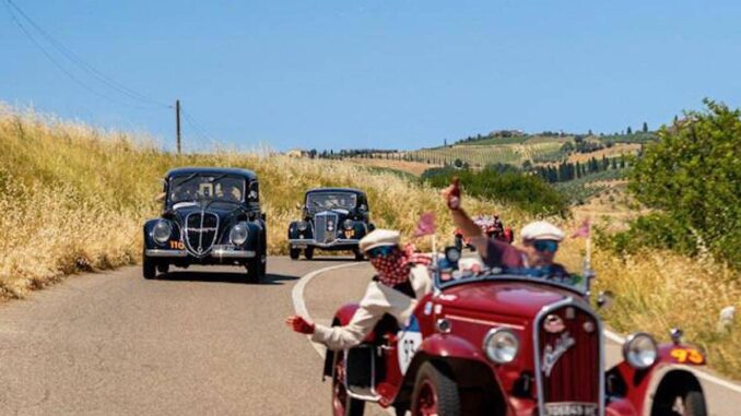 Mille Miglia 2025, la seconda tappa da Siena a Roma