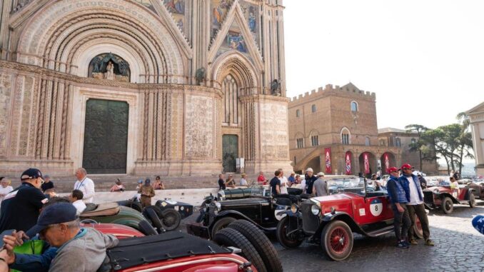 Mille Miglia 2025, terza tappa partita oggi da Roma