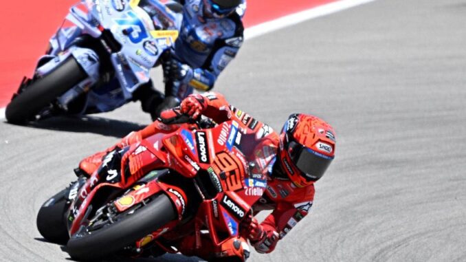 MotoGp Aragon, Marc Marquez trionfa davanti al fratello Alex e Bagnaia