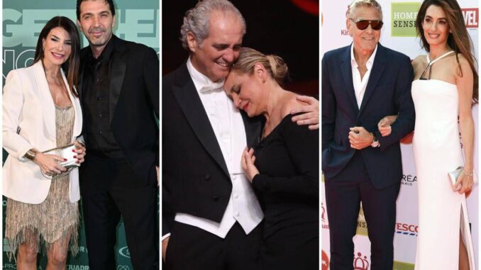 Non solo Bezos, da Ventura a Clooney: le celebrità di ‘mezza età’ all’altare