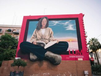 Universita Lum e Studiomarte presentano il primo murale pubblicitario in Puglia