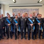 Cagliari, promossi quattro ufficiali dei Carabinieri: cerimonia di consegna dei gradi al Comando Provinciale